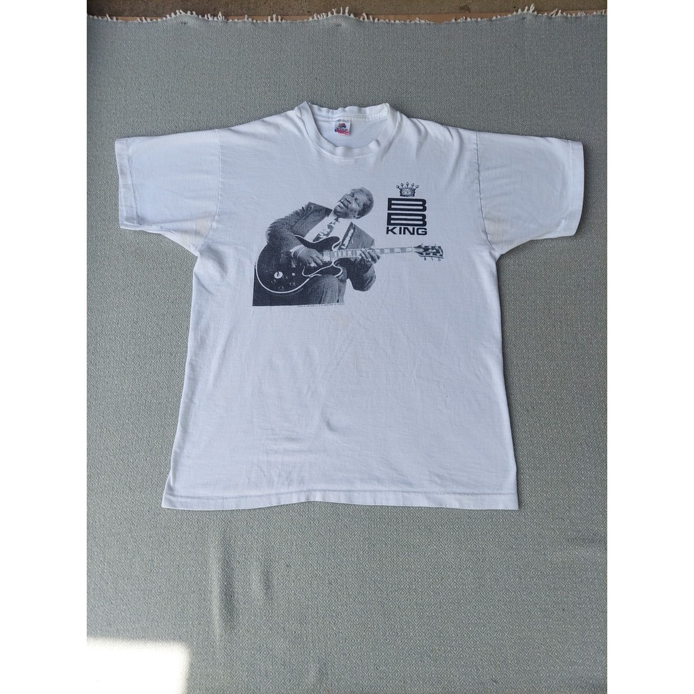 Fruit of the Loom T-Shirt Mens XL BB King Vintage Blues Graphic Made in USA